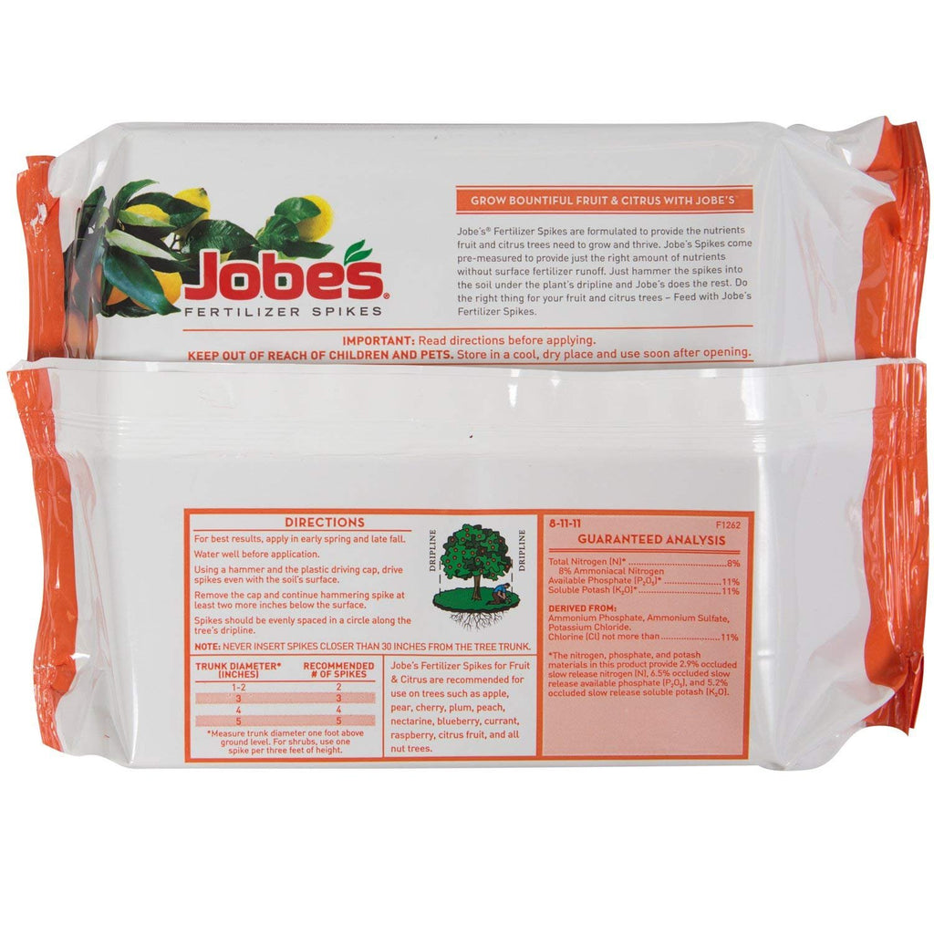 Fruit & Citrus Fertilizer Spikes 8-11-11 Time Release 9 Spikes L2285