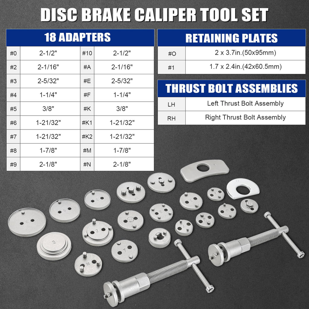 Heavy Duty Disc Brake Caliper Tool Set W66031