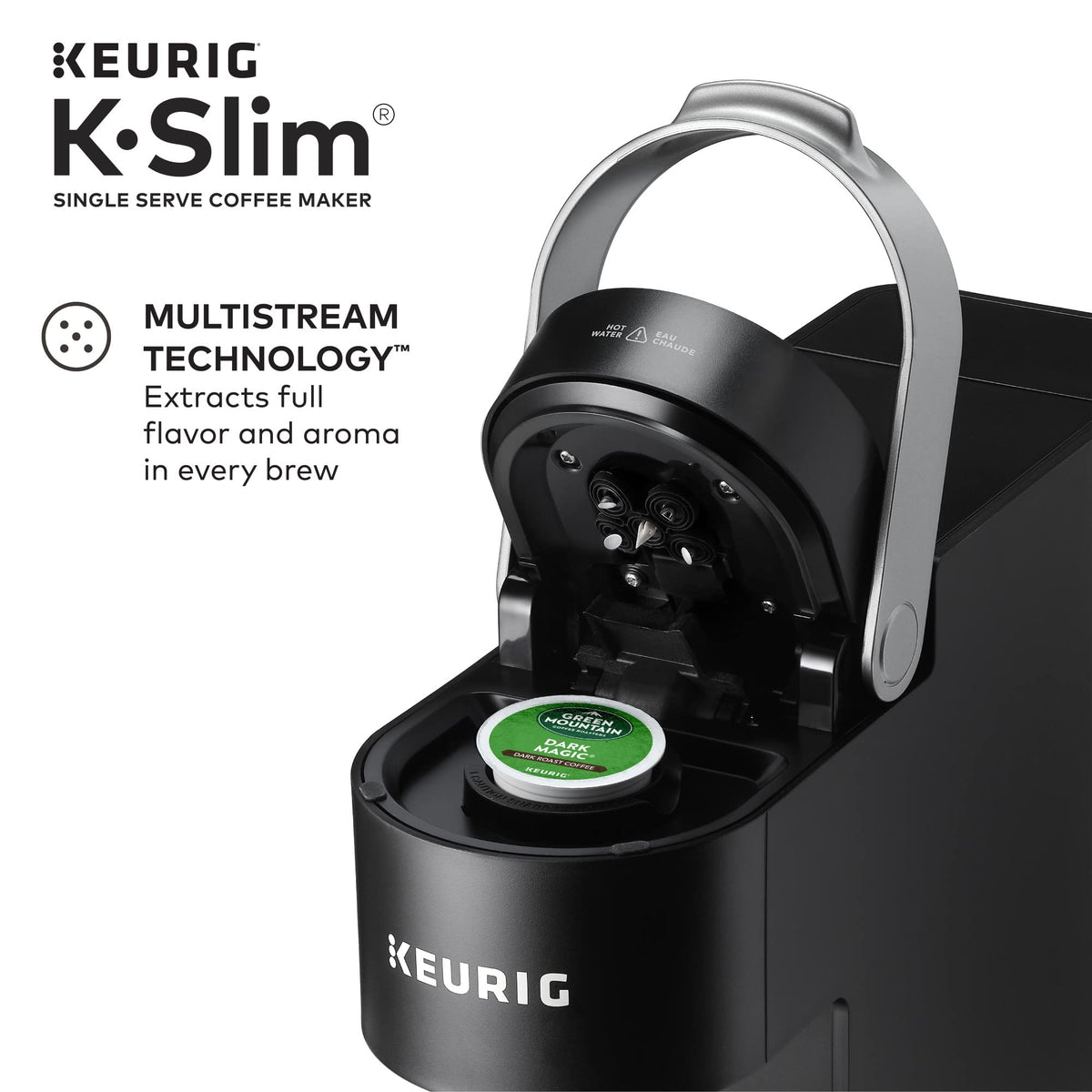 Single Serve K-Cup Pod Coffee Maker with Travel Mug J53650
