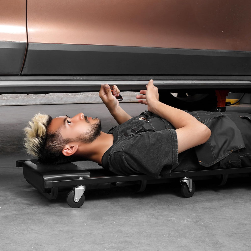 40-Inch 300 lbs Capacity Automotive Rolling Creeper with 6 Casters I8901