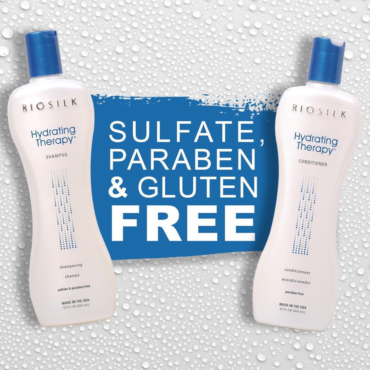 Hydrating Shampoo & Conditioner 12 Oz 2 Count Z159