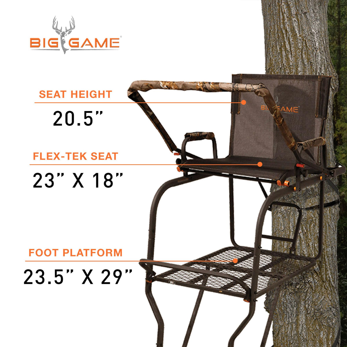 1-Person Ladder Tree Stand 18.5' Tall 2-Pack I4451