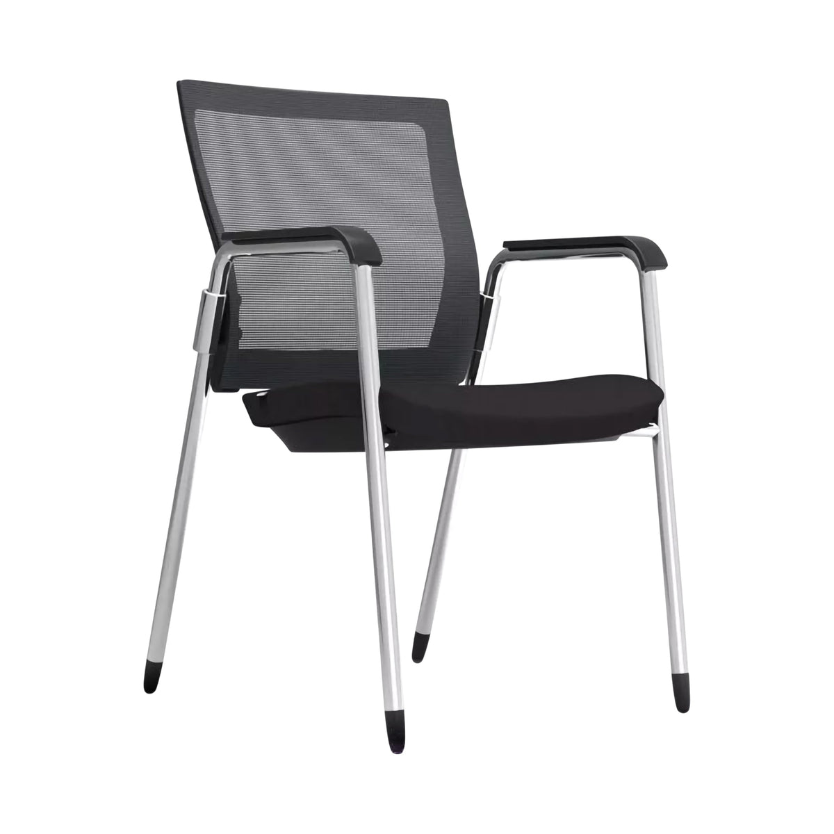 Grey Mesh Stackable Visitor Chair Set of 2 F567377