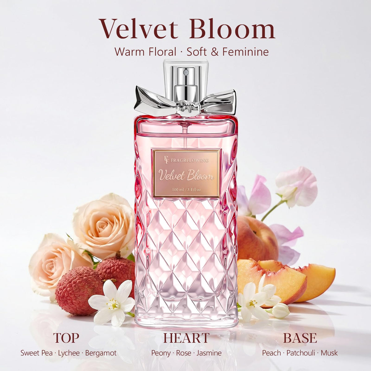Alcohol-Free Long-Lasting Floral Perfume 3.4 fl oz Z219370