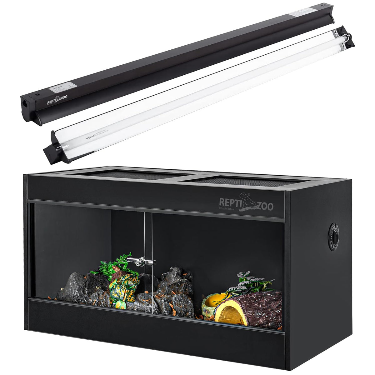 T5 HO UVB Lighting Combo Kit 10.0 24W with 68 Gallon PVC Reptile Enclosure B247