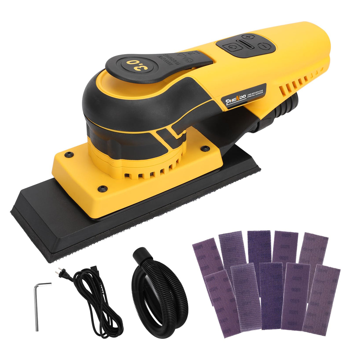 350W 3A Electric Random Orbital Sander V512125