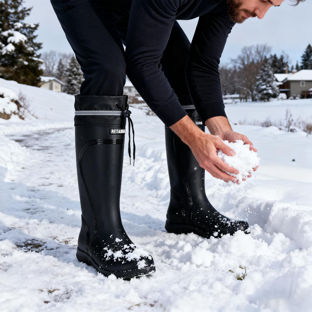 Waterproof Knee High Rubber Rain Boots S261
