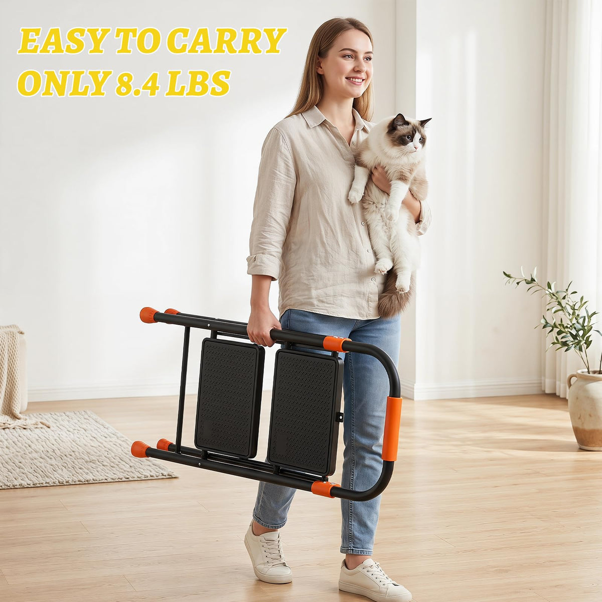 Heavy Duty 2 Step Ladder with Safety Lock F58900