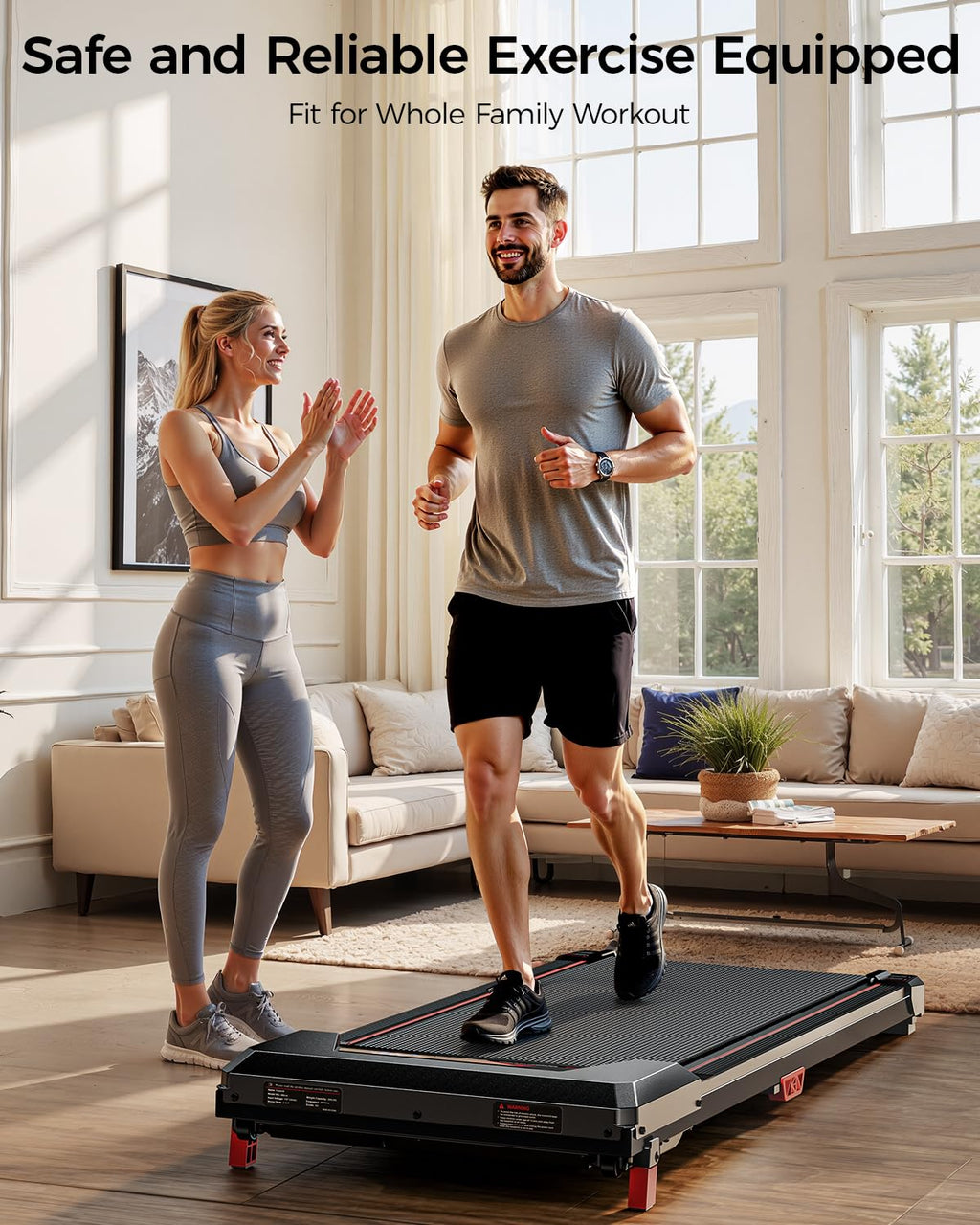 Incline Walking Pad Treadmill 330 Lbs Capacity 2.5HP E676