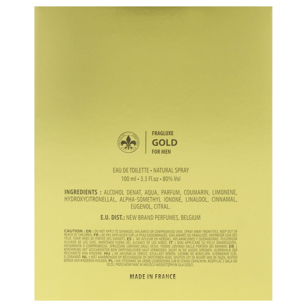 Gold 3.4 oz EDT Spray Q662949
