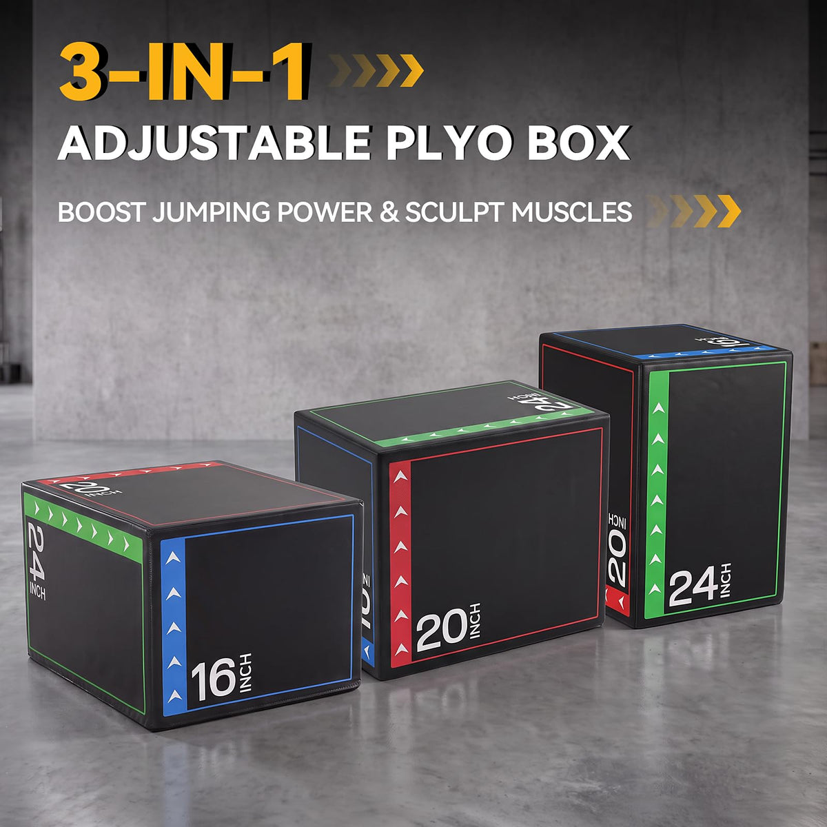3 in 1 Plyometric Jump Box Z187078