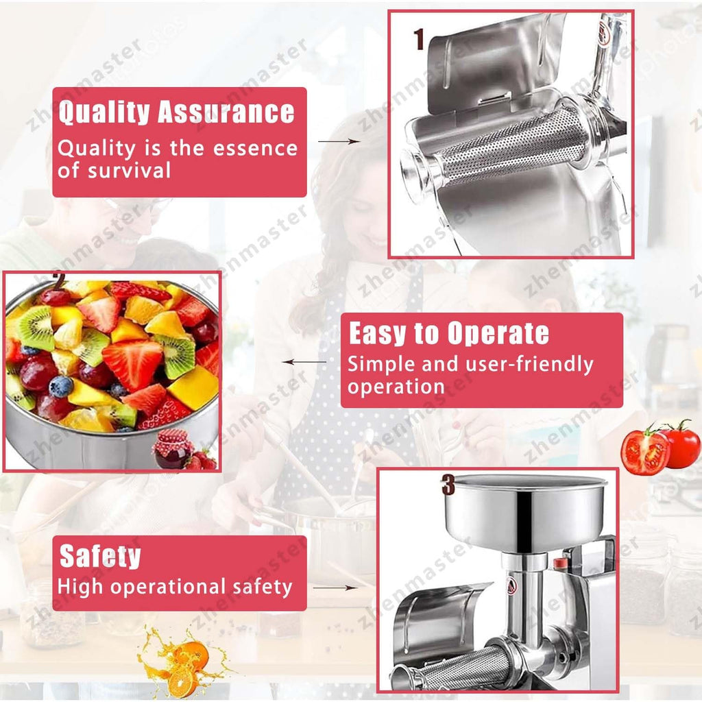 450W Electric Tomato Strainer with Seed Separator Z854