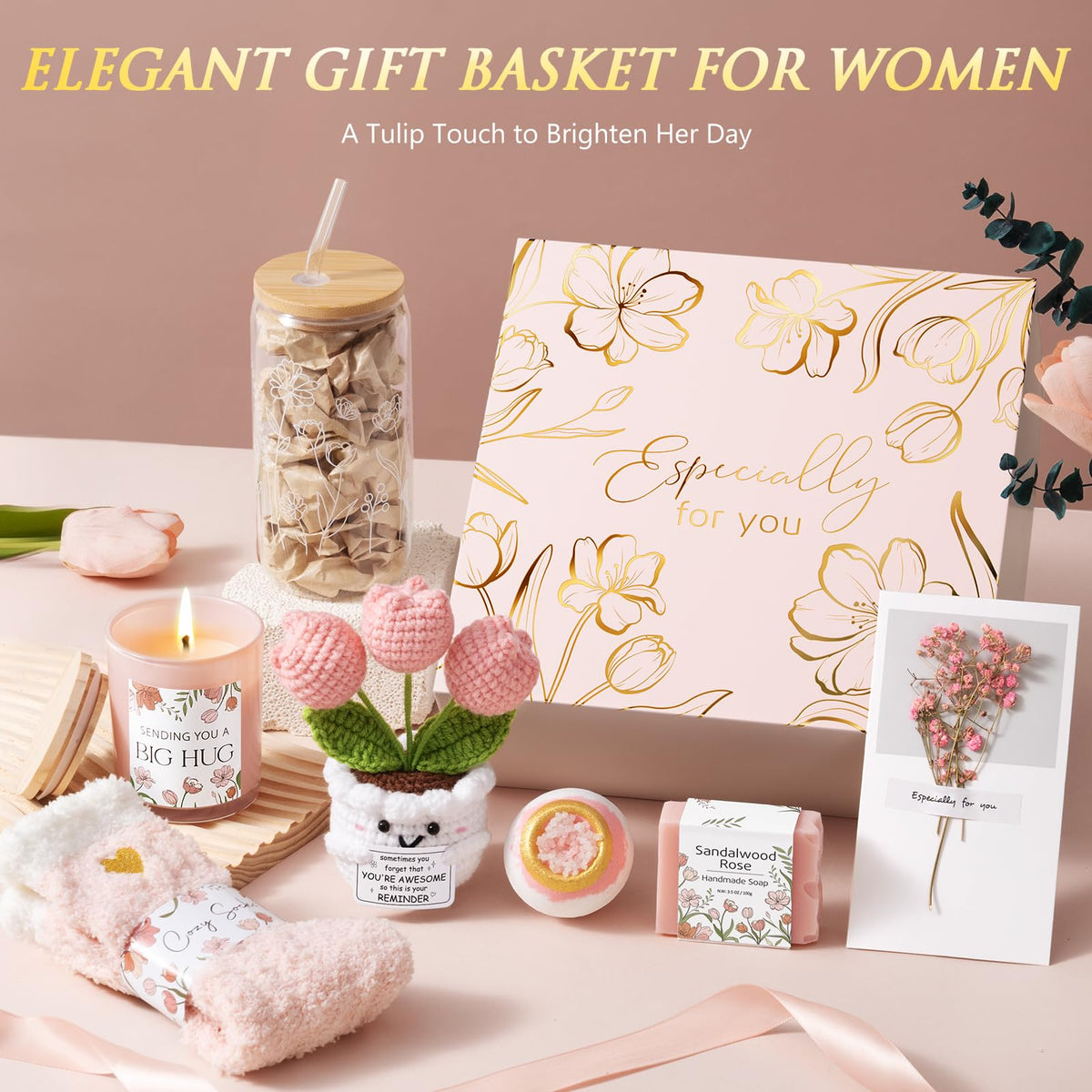 Self Care Spa Gift Basket Set E67212
