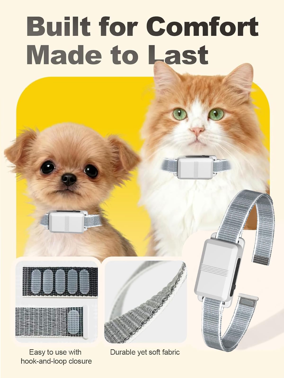 White Receiver Collar U65809