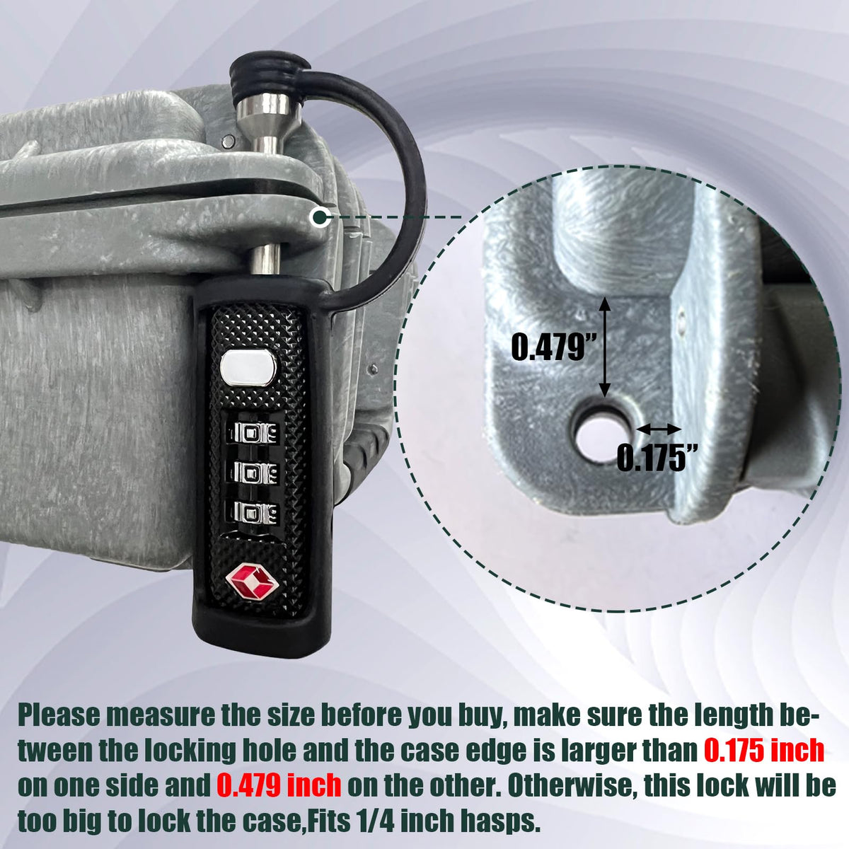 3-Dial Combo Padlock C119293