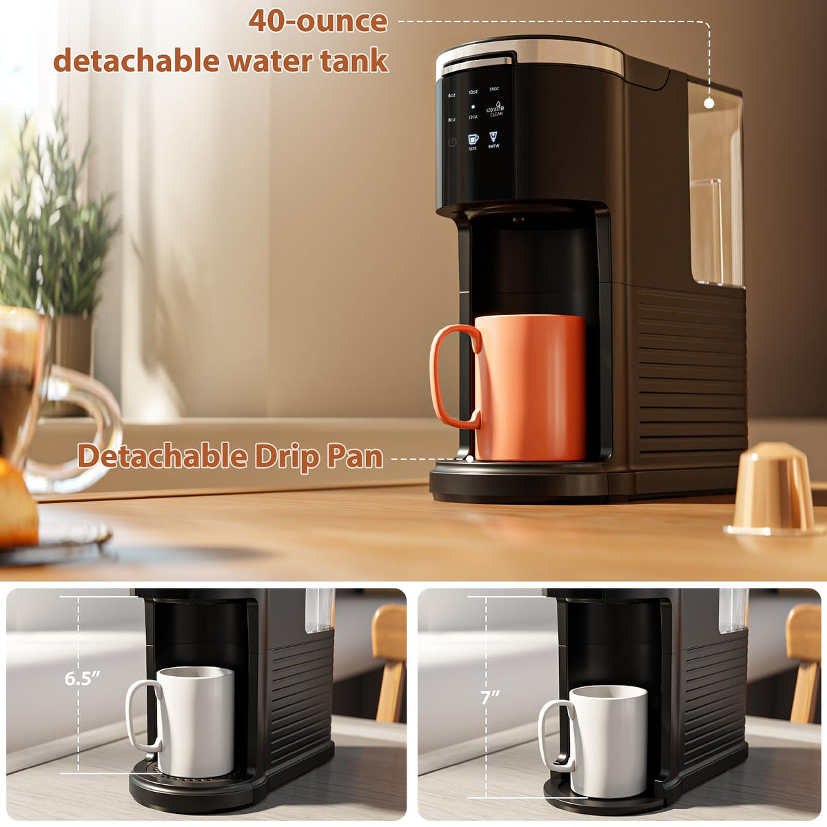 Single Serve Coffee Maker D6912