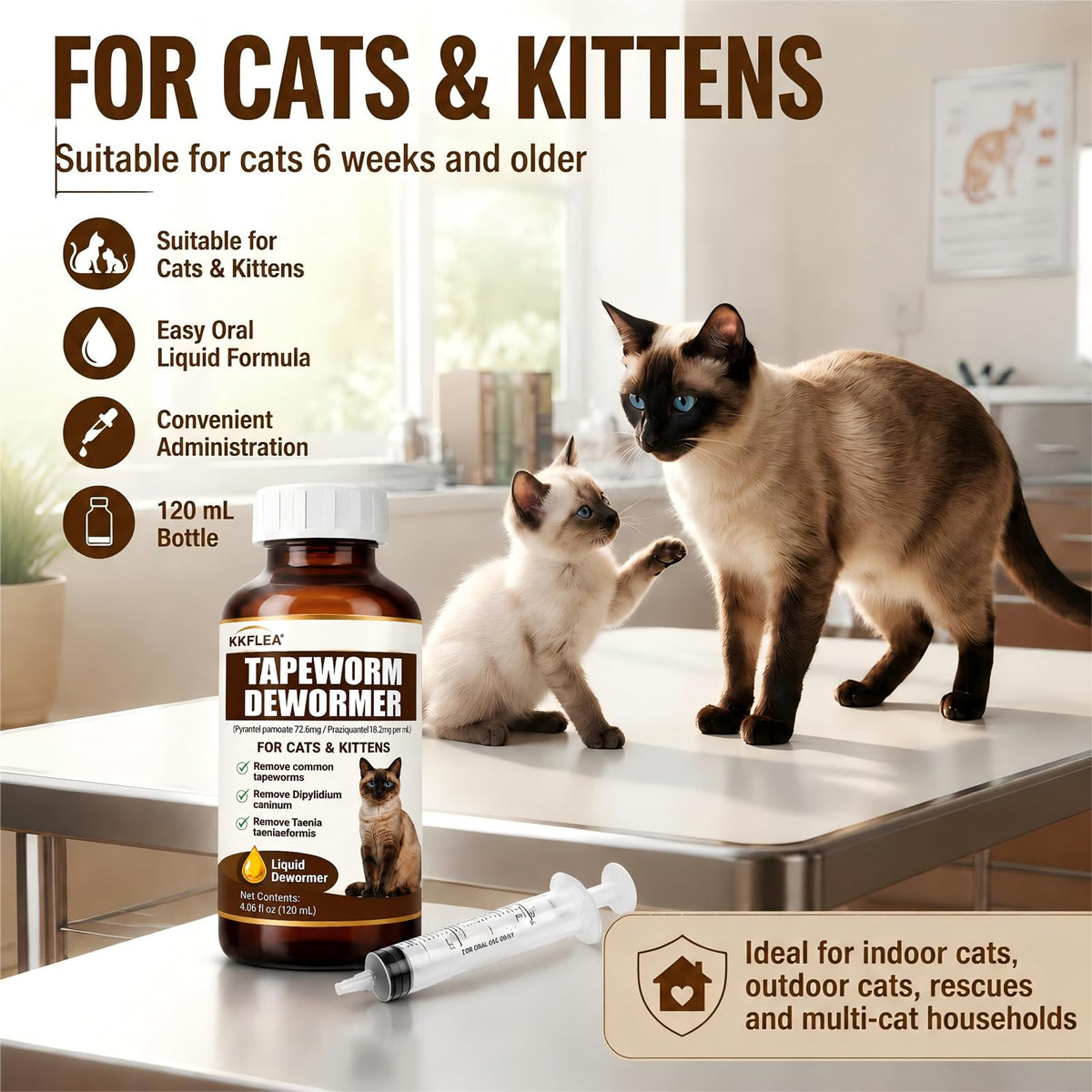 Liquid Cat Dewormer 120ml R985