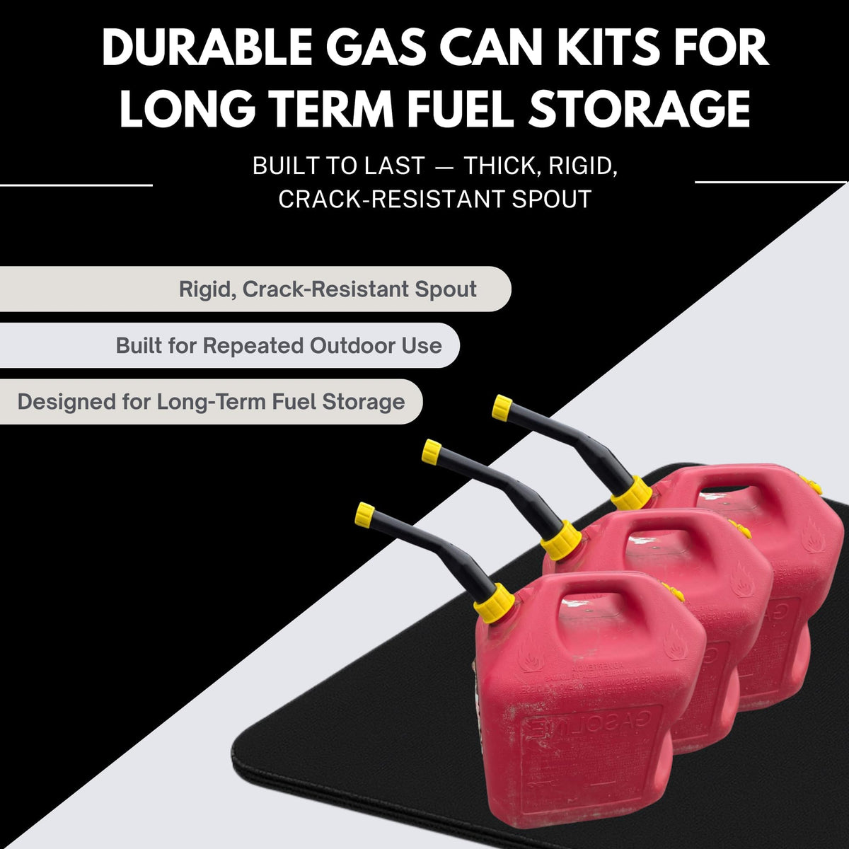 Gas Can Spout Replacement Kit 3 Pcs N77941