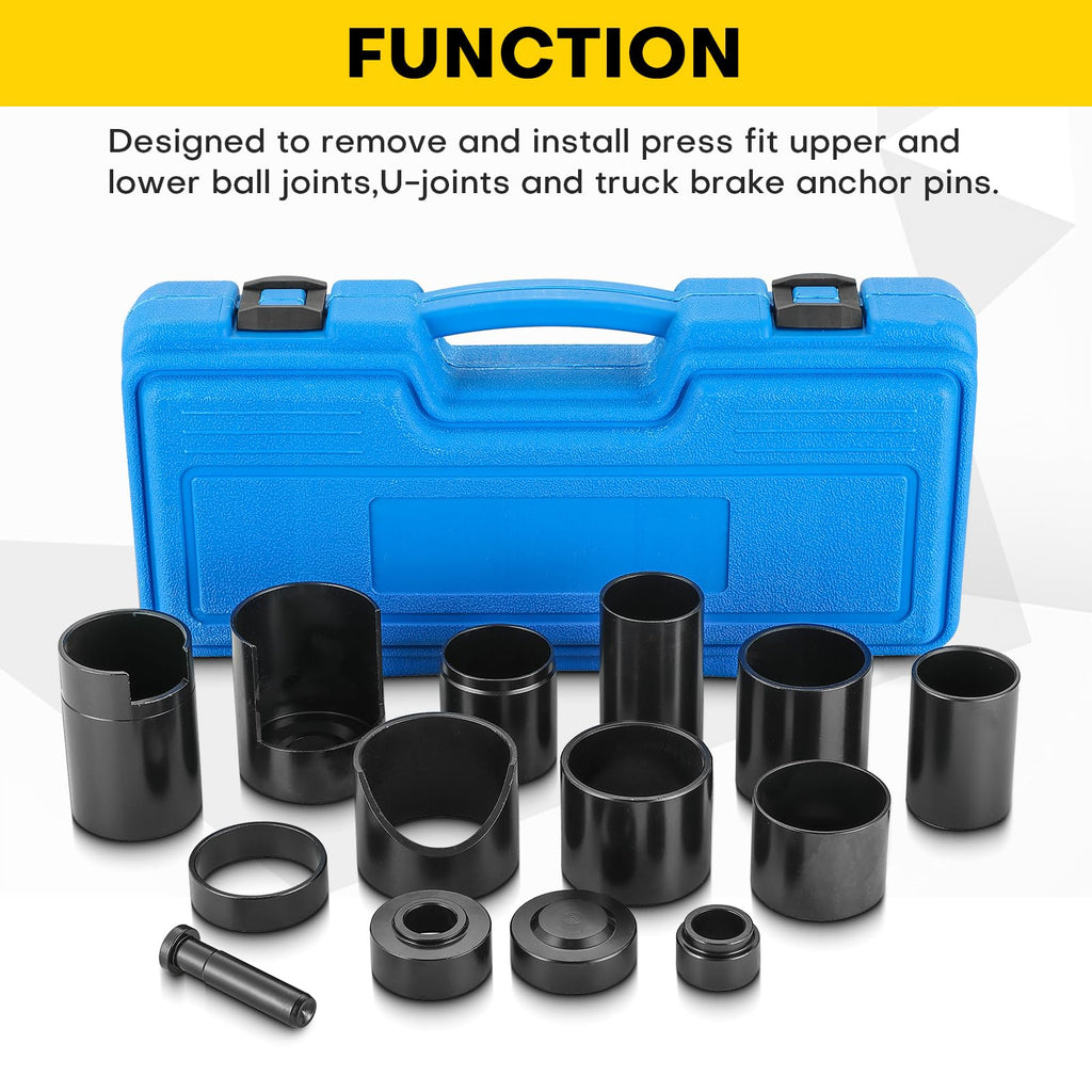 14PCS Ball Joint Remover Installer Adapter Tool Set J710505