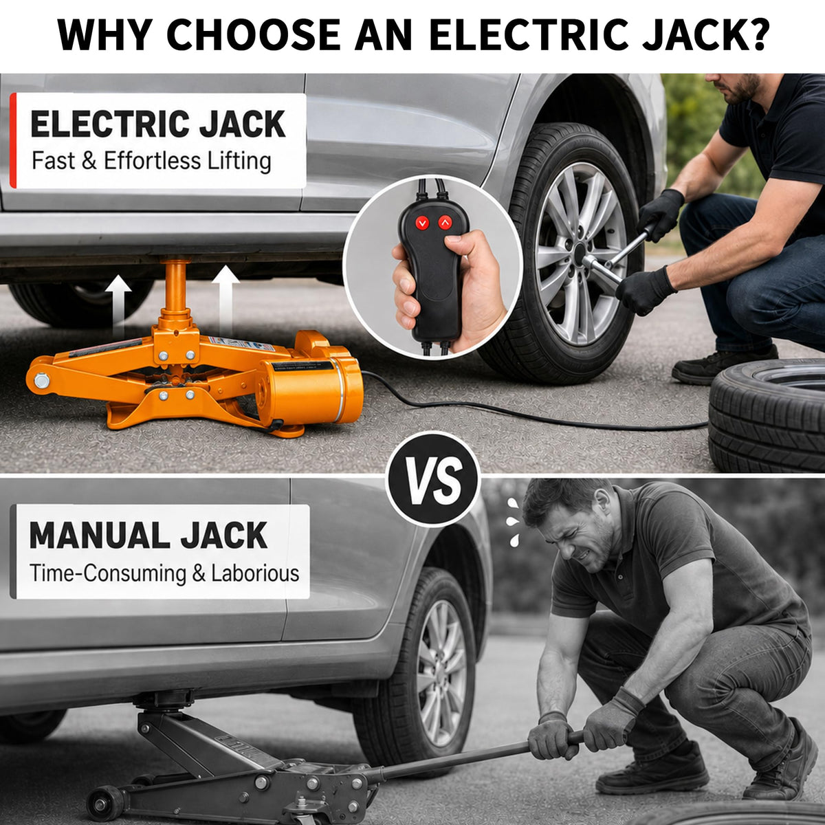 3 Ton 12V Electric Scissor Car Jack P9823
