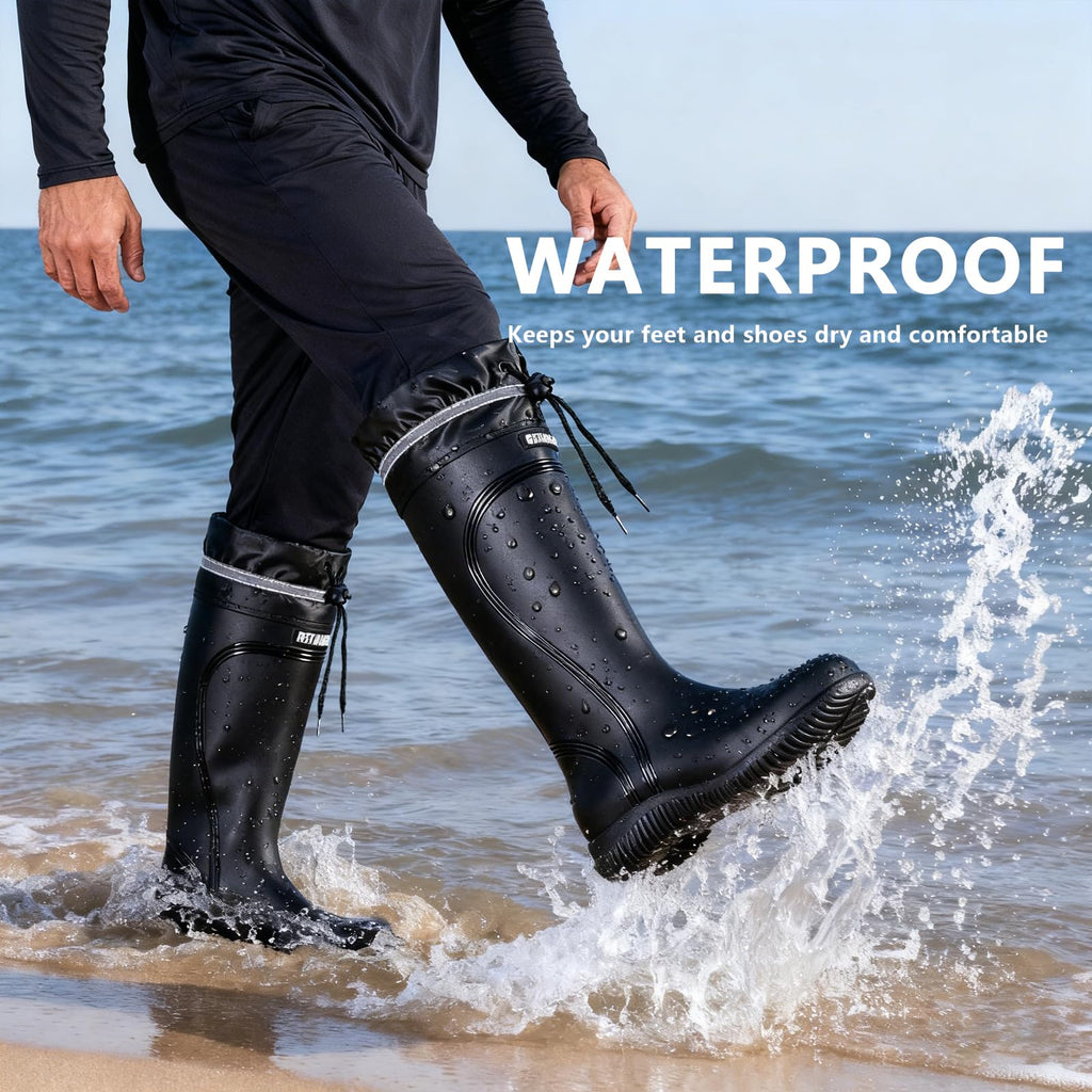 Waterproof Knee High Rubber Rain Boots S261