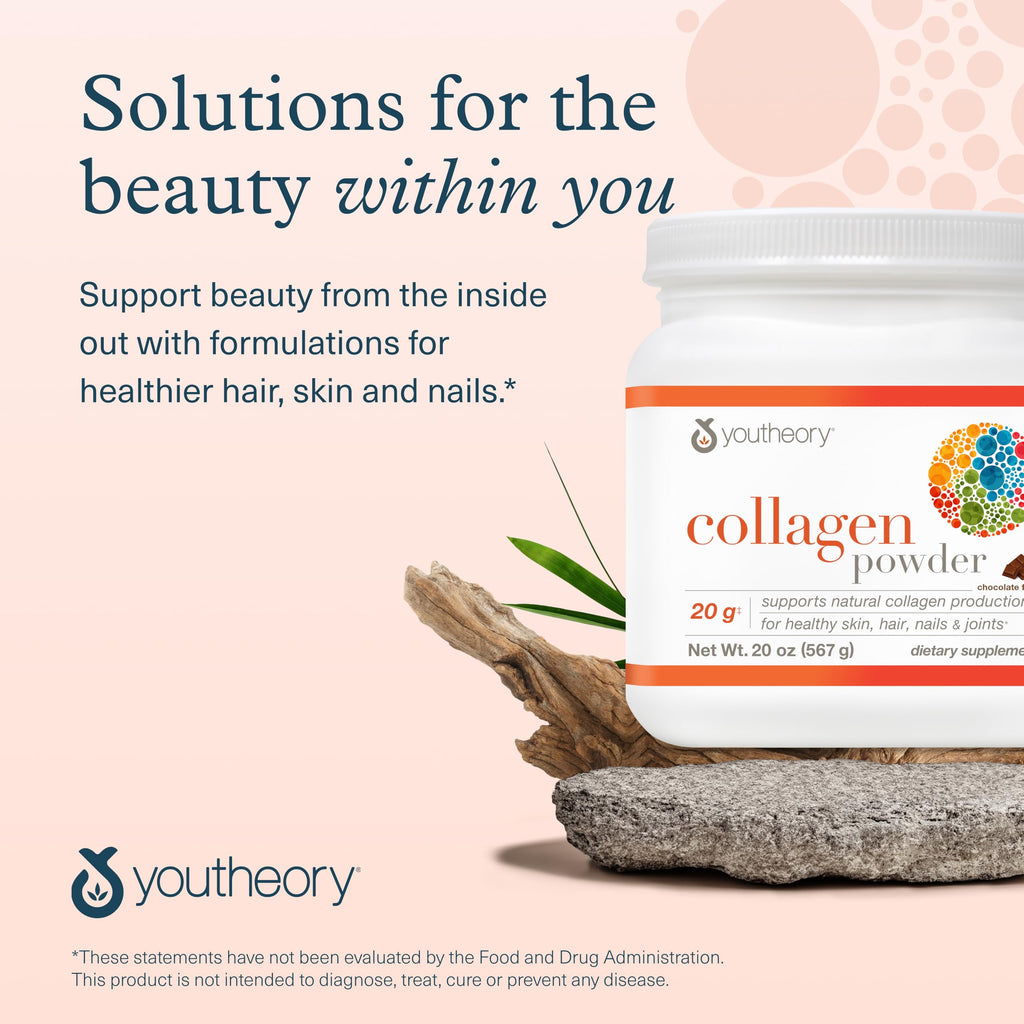 Collagen Powder, Chocolate, 20 oz H83011