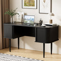 55" Black Wood Writing Desk Z62137