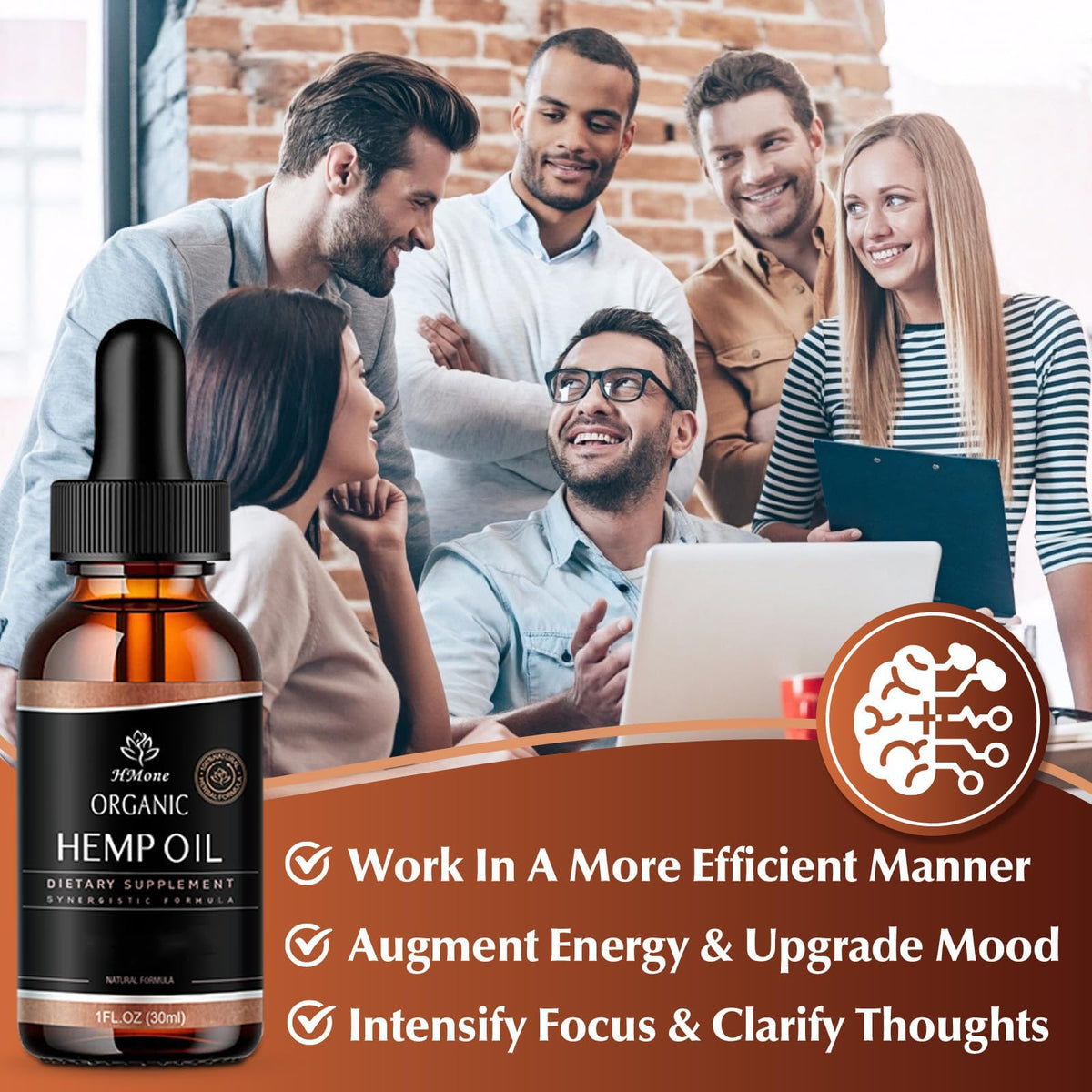 Hemp Oil 4 Packs CO2 Extract Drops Z404673