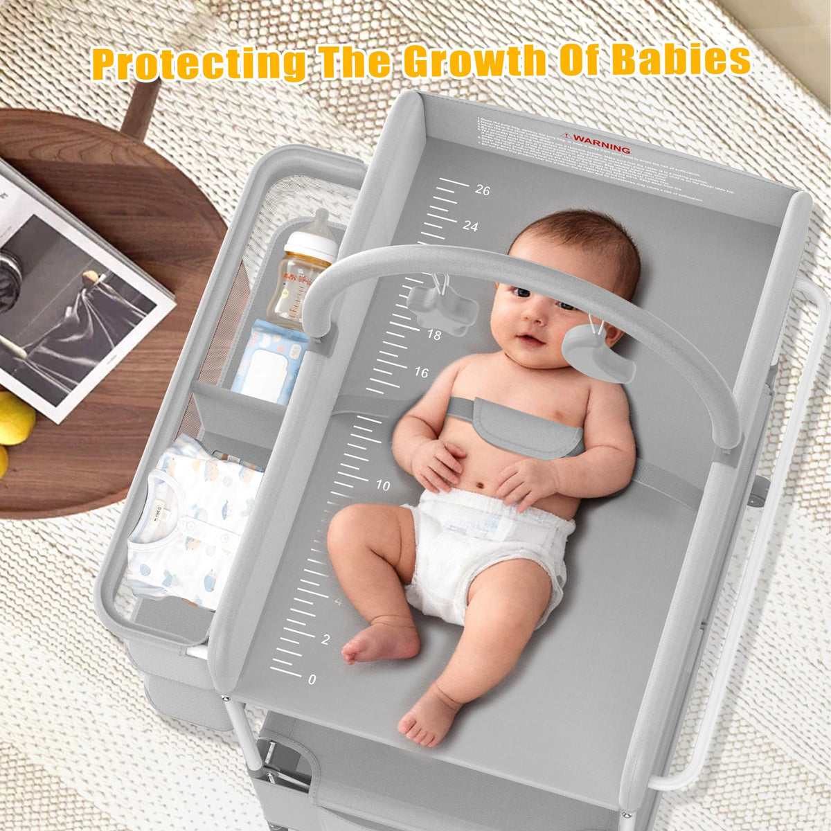 Portable Diaper Changing Station with Drawers P58614
