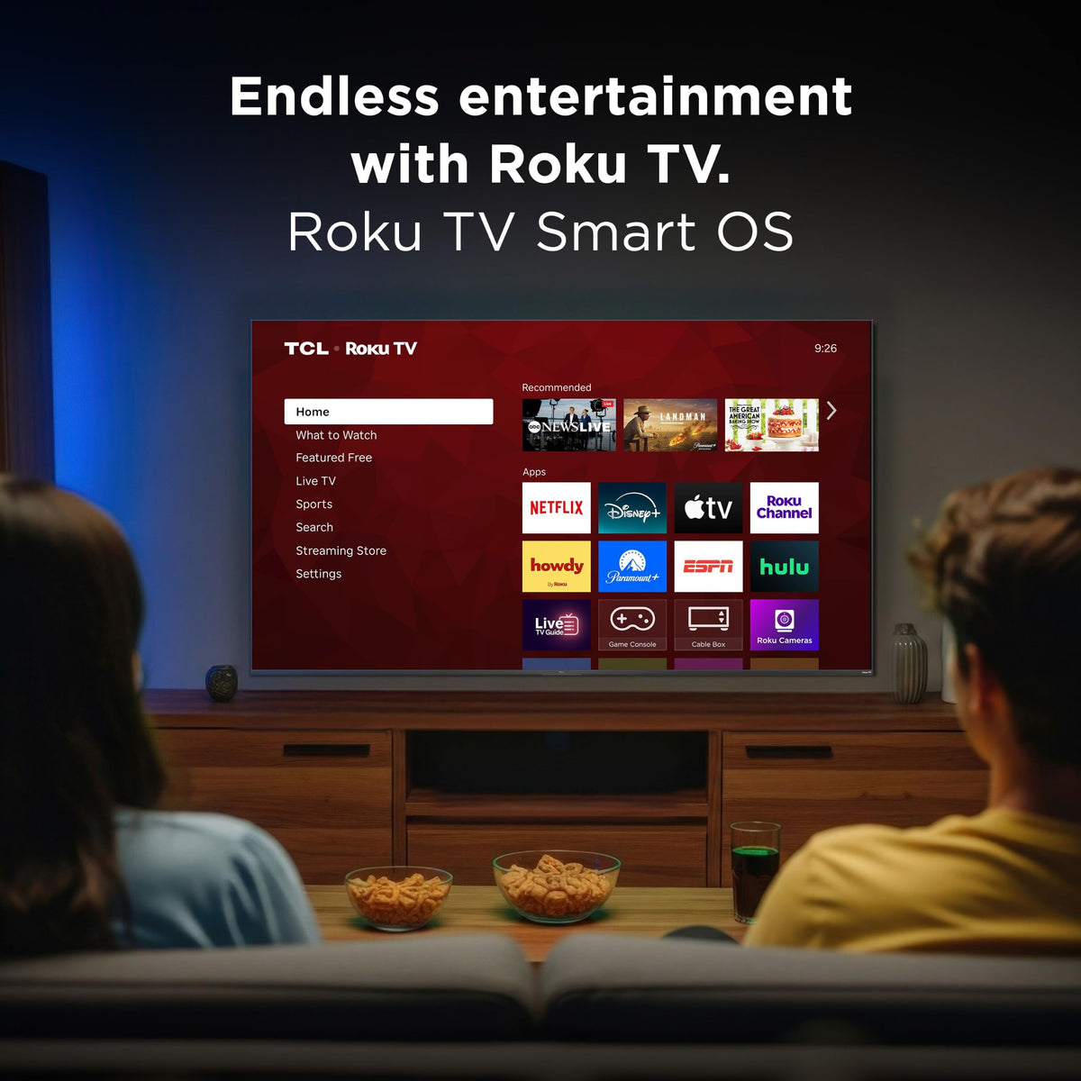 32-Inch QLED Roku Smart TV C16550