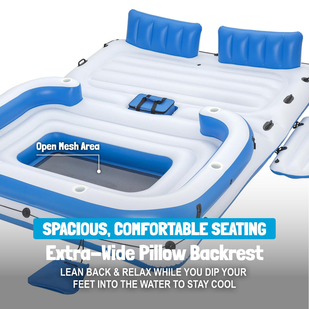 6 Person Inflatable Lake Float O54848