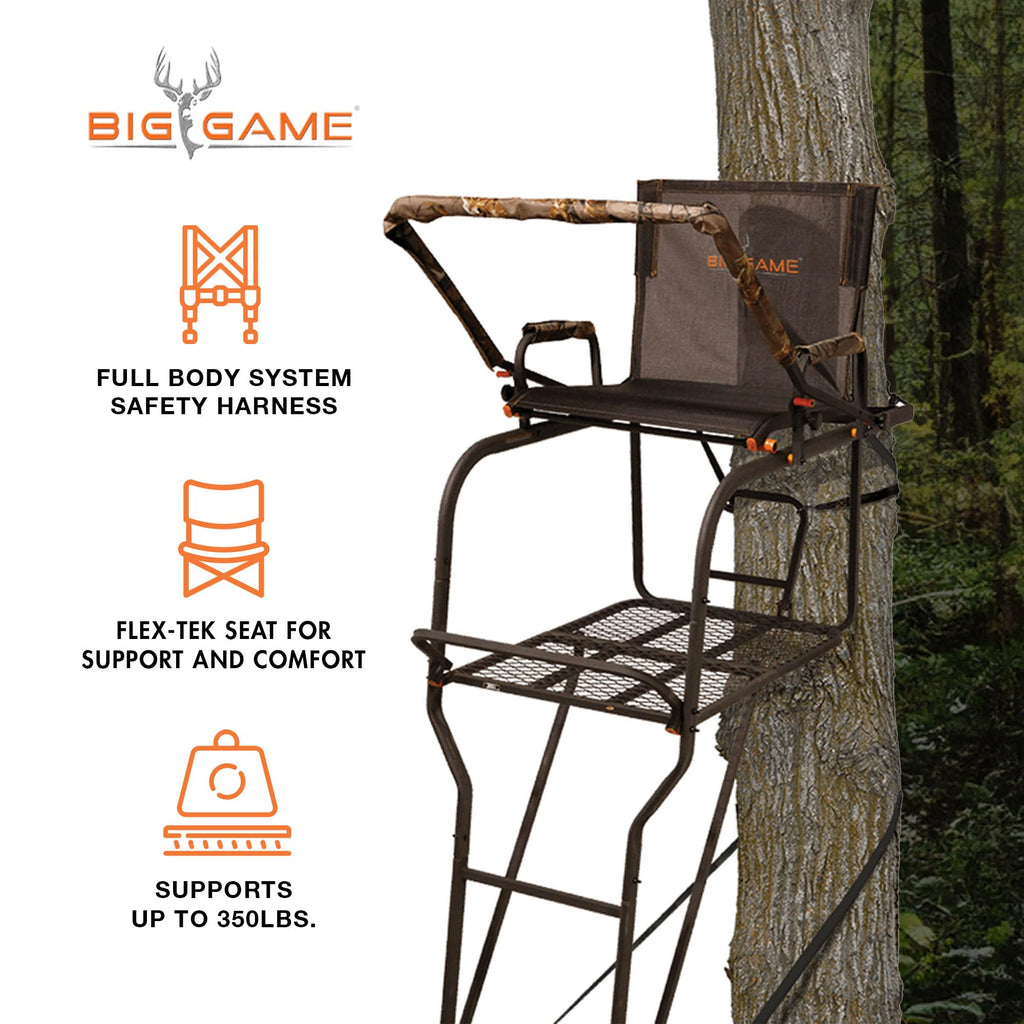 1-Person Ladder Tree Stand 18.5' Tall 2-Pack I4451