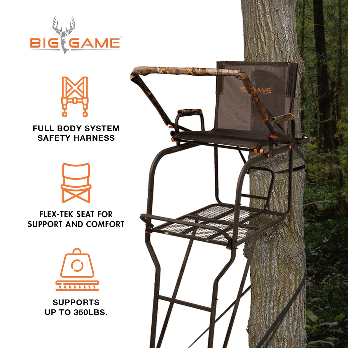 1-Person Ladder Tree Stand 18.5' Tall 2-Pack I4451