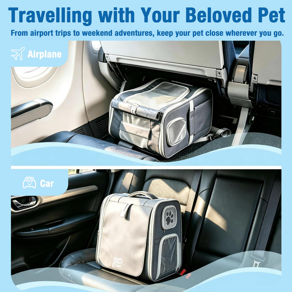 Rolling Pet Carrier Backpack T3566