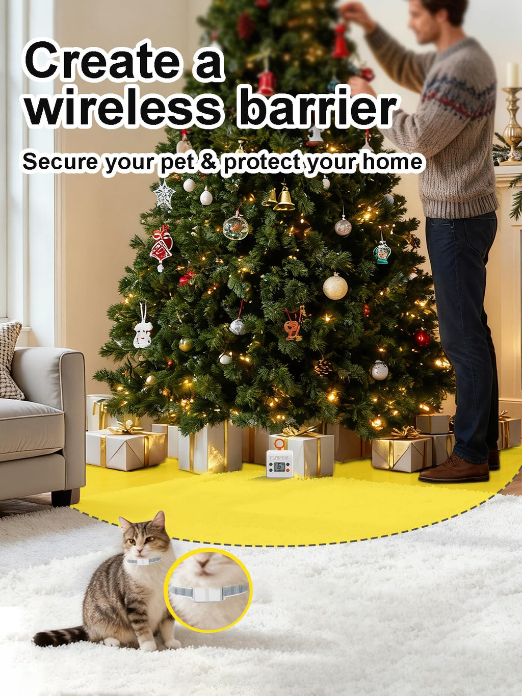 White Receiver Collar U65809