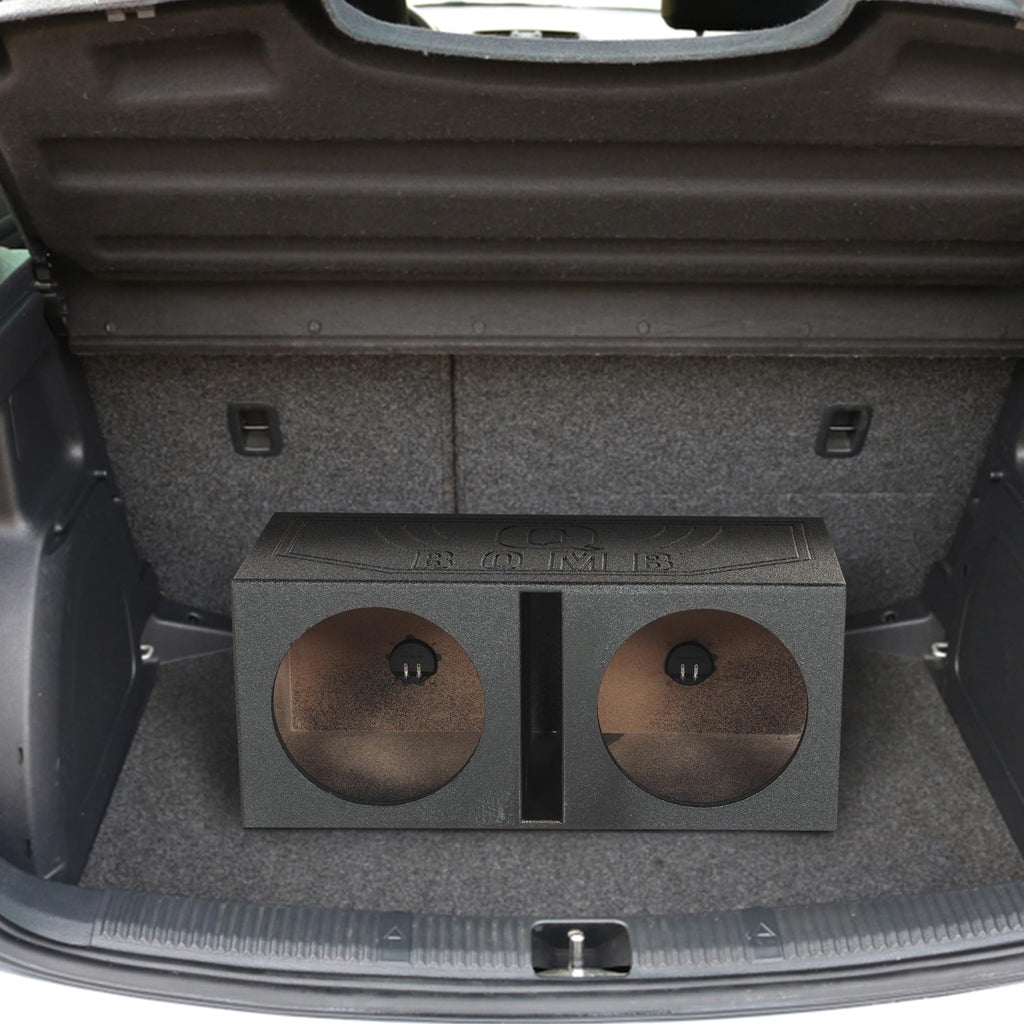 Dual 10 Inch Vented Port Subwoofer Box F21617