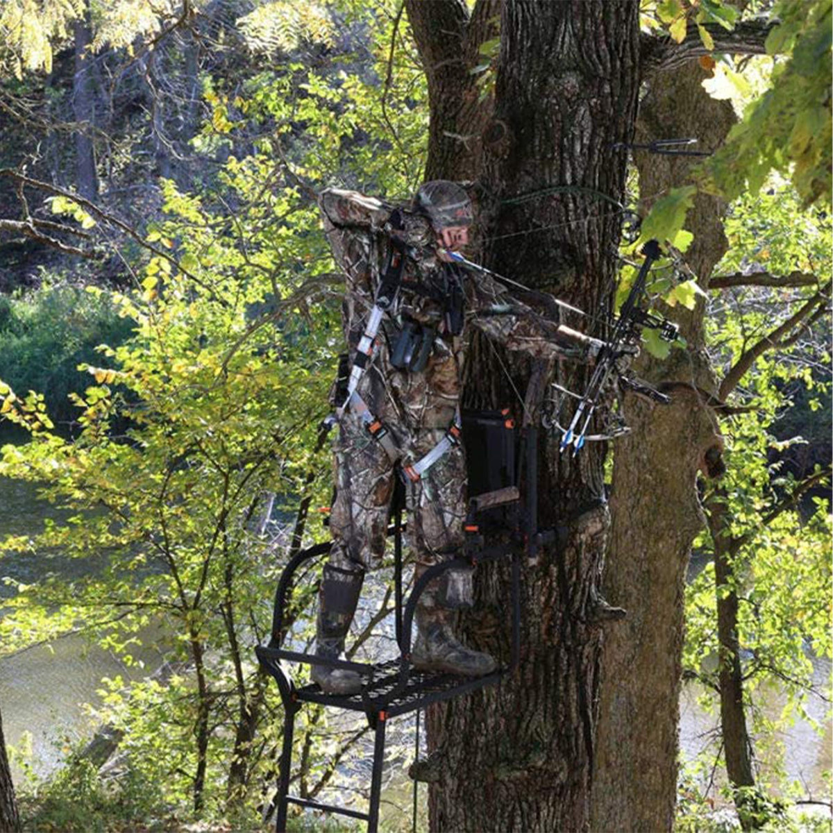 1-Person Ladder Tree Stand 18.5' Tall 2-Pack I4451