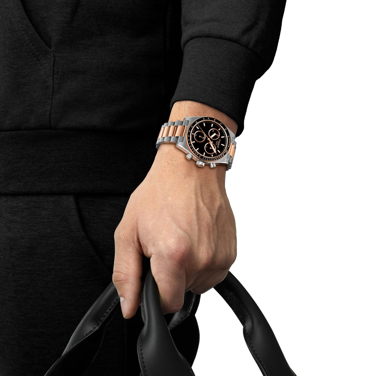 Black Dial 40mm Chronograph Men's Watch L7920