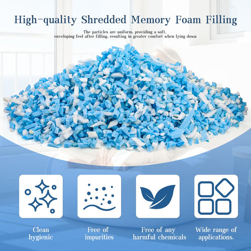 20LB Shredded Memory Foam Filler K763