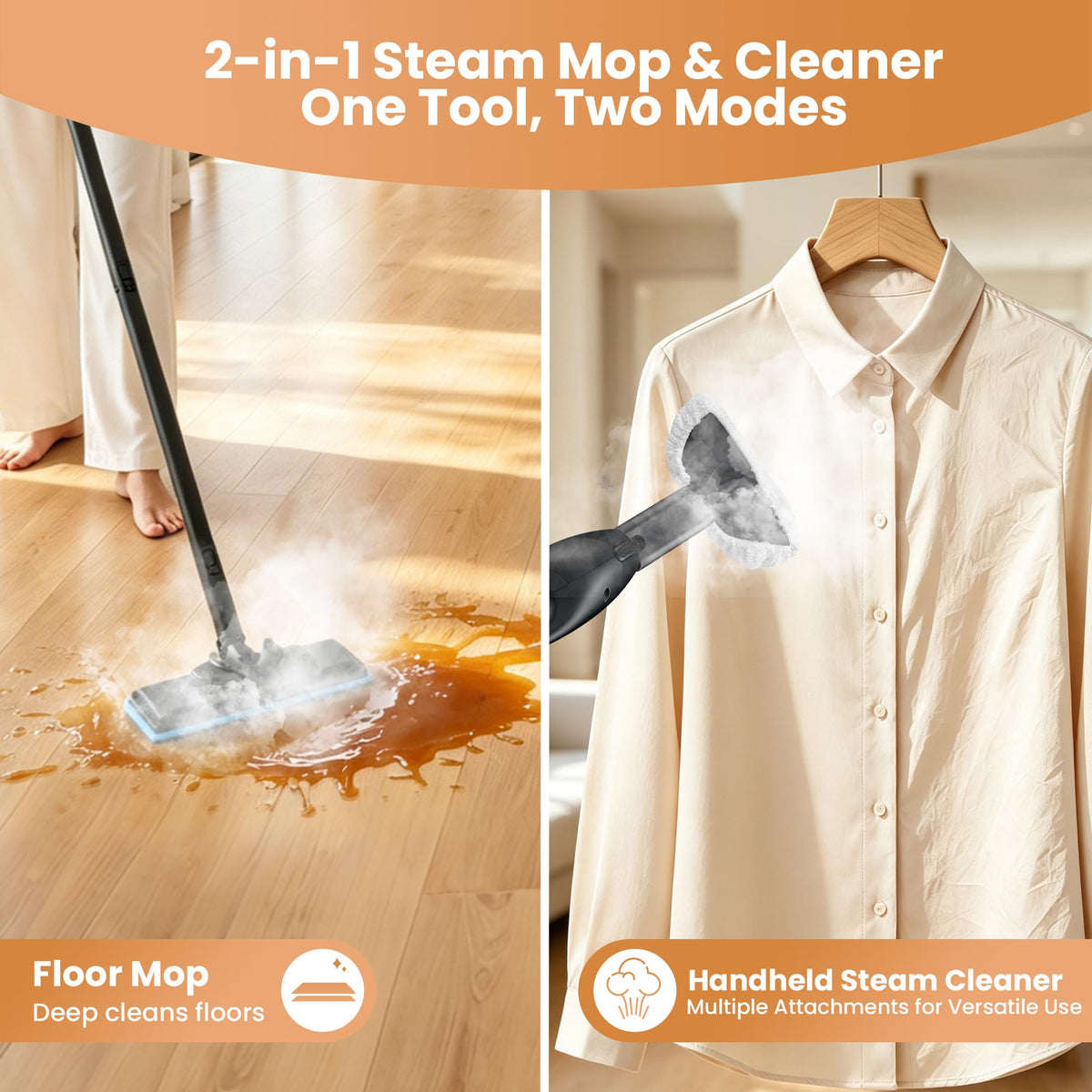 Steam Cleaner with 52oz Tank I889616