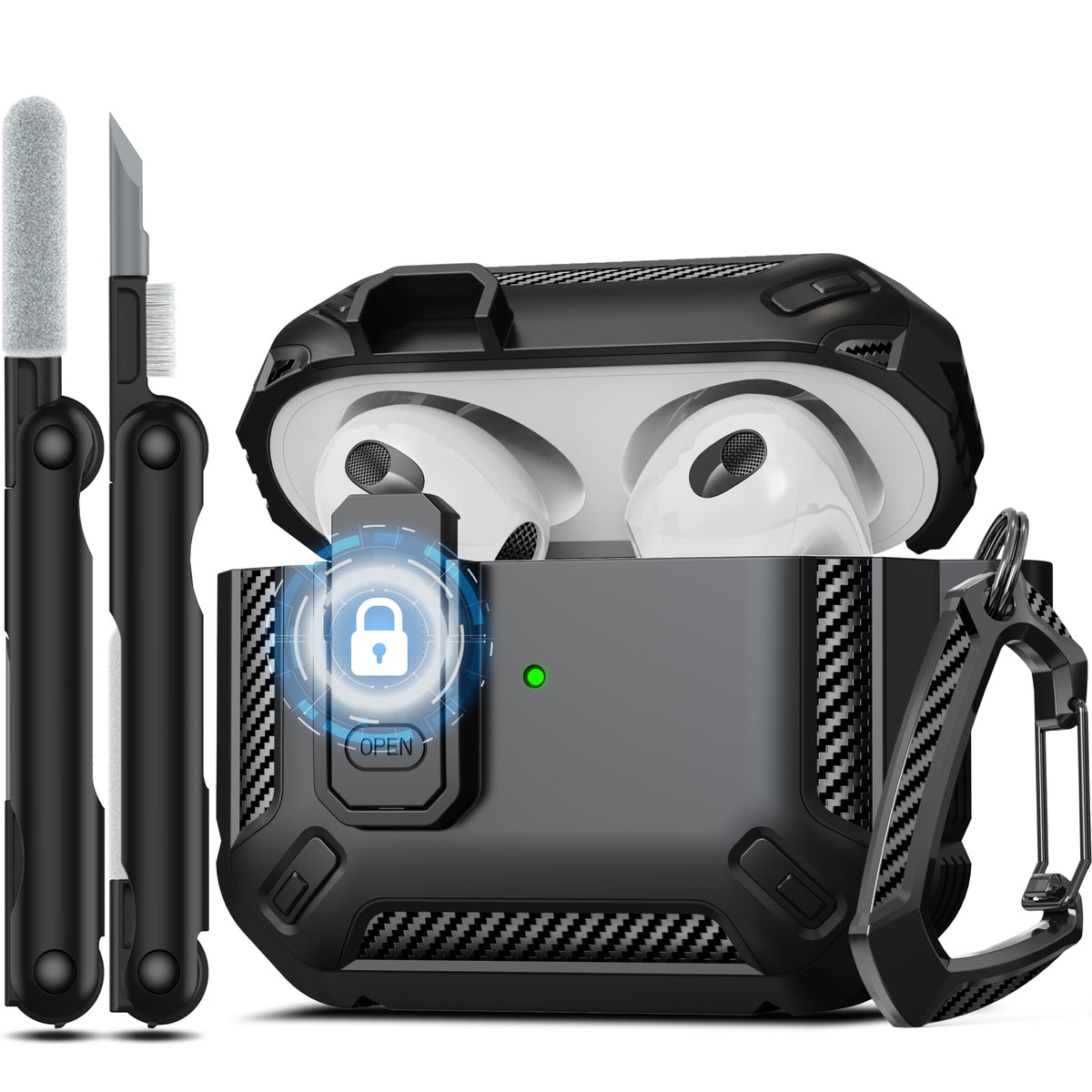 Black AirPods 3rd Generation Case M3399