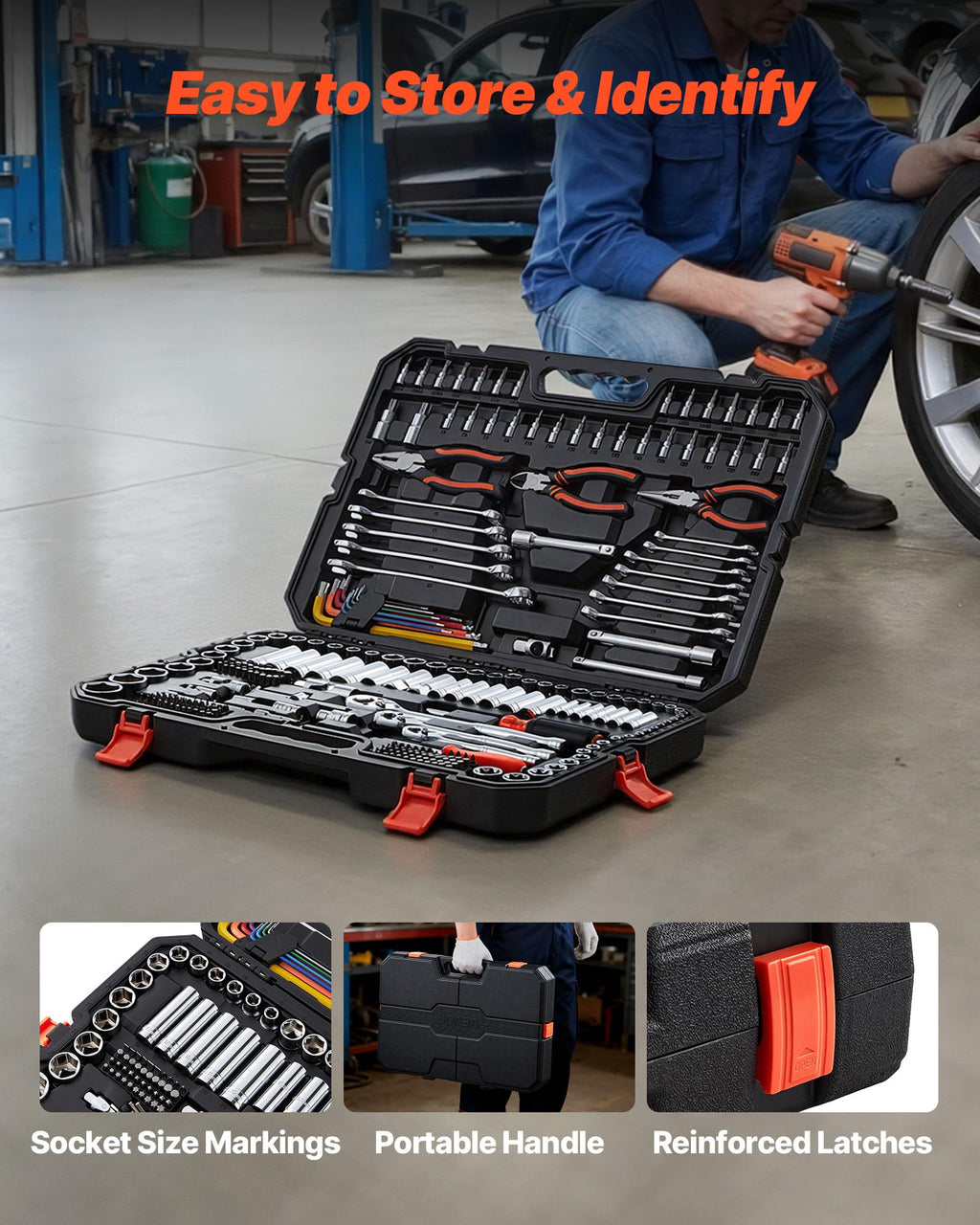 314-Piece Mechanic Tool Set with Storage Case K51867