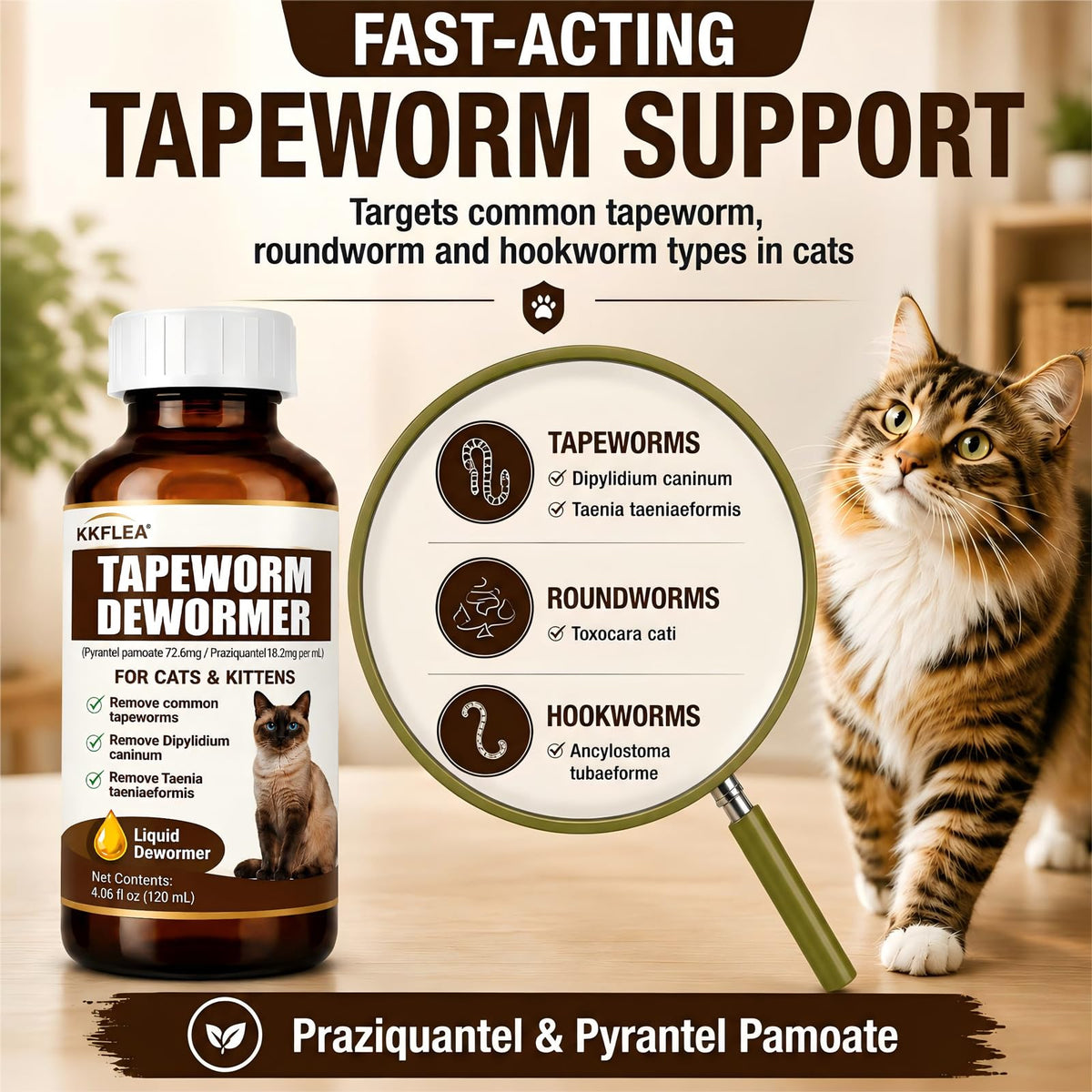Liquid Cat Dewormer 120ml R985