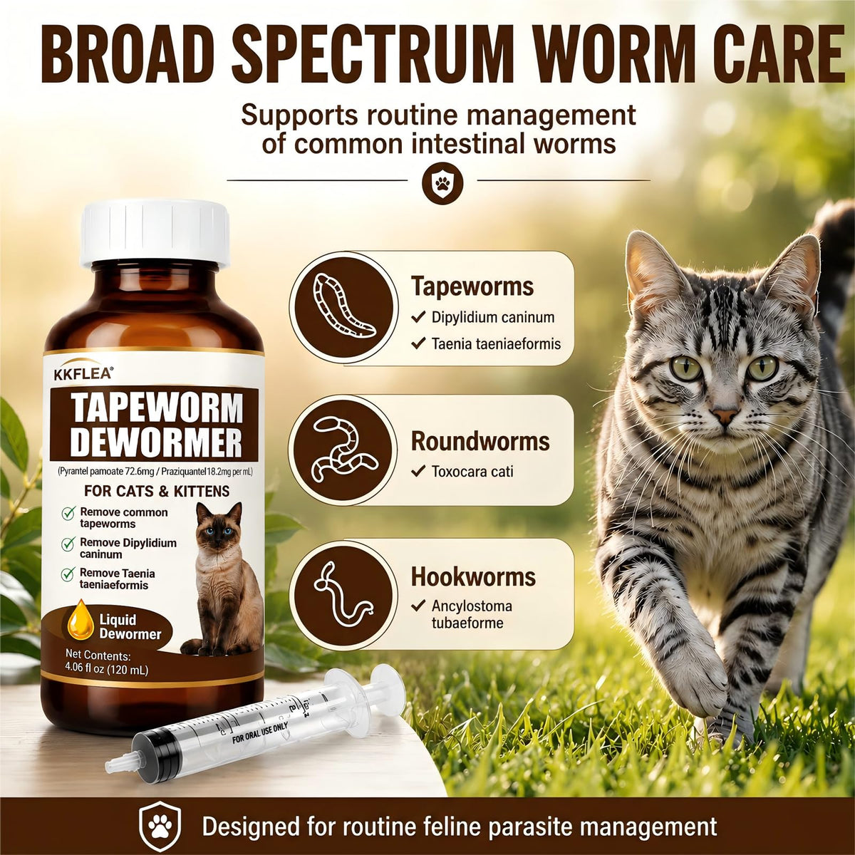 Liquid Cat Dewormer 120ml R985