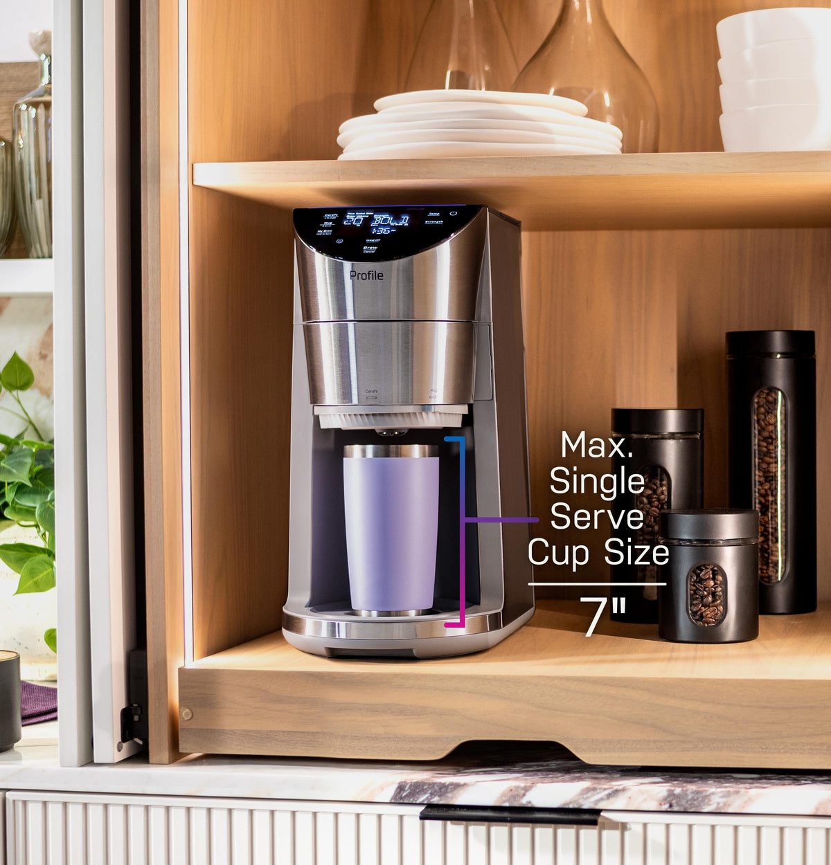 Smart Grind & Brew Coffee Maker with 90oz Water Reservoir, 10 Cup Thermal Carafe, Stainless Steel R782