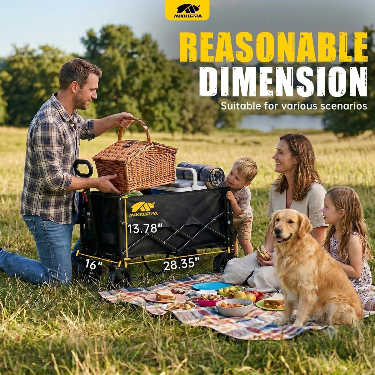 Collapsible Dog Wagon with Ramp G467